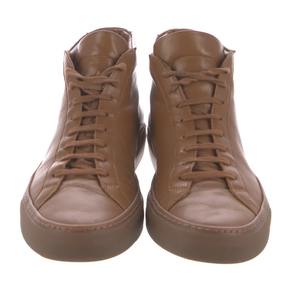 Common Projects Leather High Top Sneakers Size 39